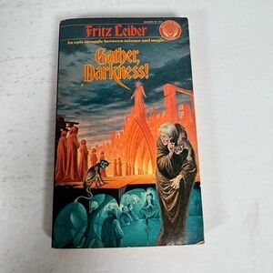 Gather, Darkness! Fritz Leiber 1975 First Printing Ballantine Science Fiction